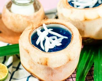 Cách làm thạch dừa hoa đậu biếc đẹp mắt thơm ngon
